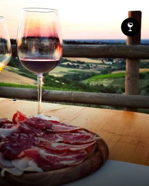 Degustazione Completa: 2 Vini, Vin Santo e Tagliere misto salumi locali – Cantina Visconti Vigoleno