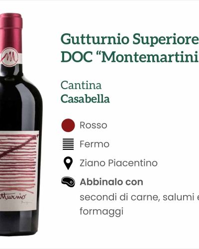 Gutturnio Superiore DOC Montemartini – Cantina Casabella
