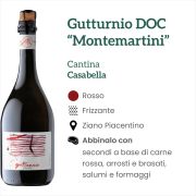 Gutturnio Frizzante DOC Cantina Casabella Montemartini Rosso Caratteristiche e abbinamenti