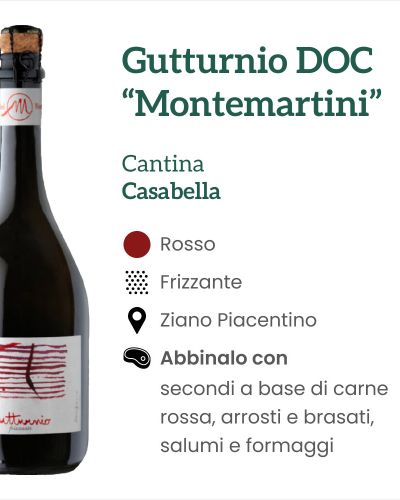 Gutturnio DOC Montemartini Frizzante – Cantina Casabella
