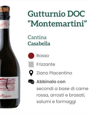Gutturnio DOC Montemartini Frizzante – Cantine Casabella