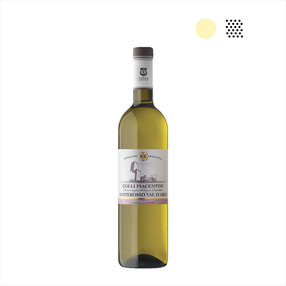 CP v 0113 Monterosso DOC Cantina Casabella Viticoltori Arquatesi Bianco Etichetta bottiglia singola